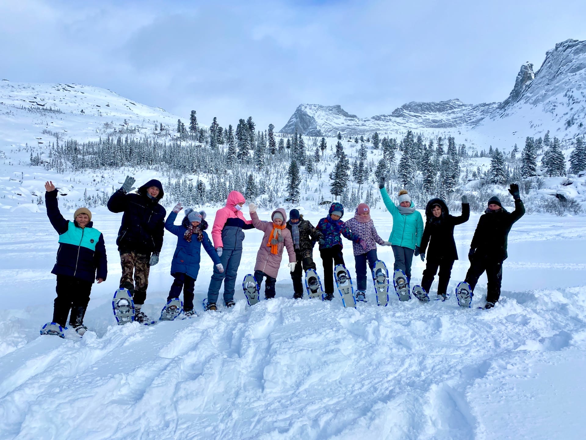 В царстве заснеженных гор