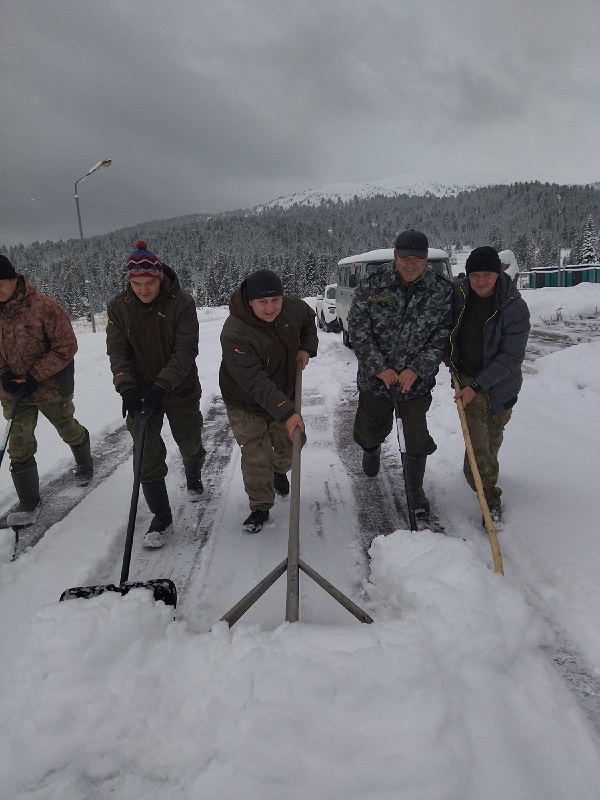 Осенние работы на кордонах природного парка «Ергаки»