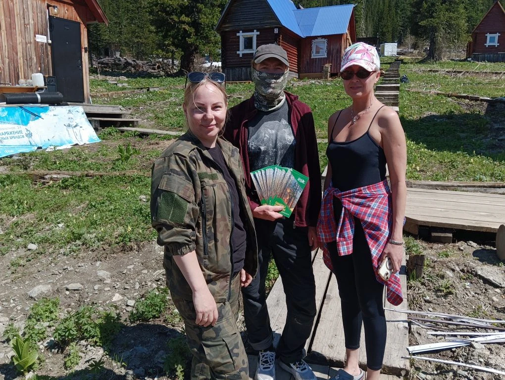 В парке «Ергаки» провели противопожарный инструктаж  для гостей и сотрудников