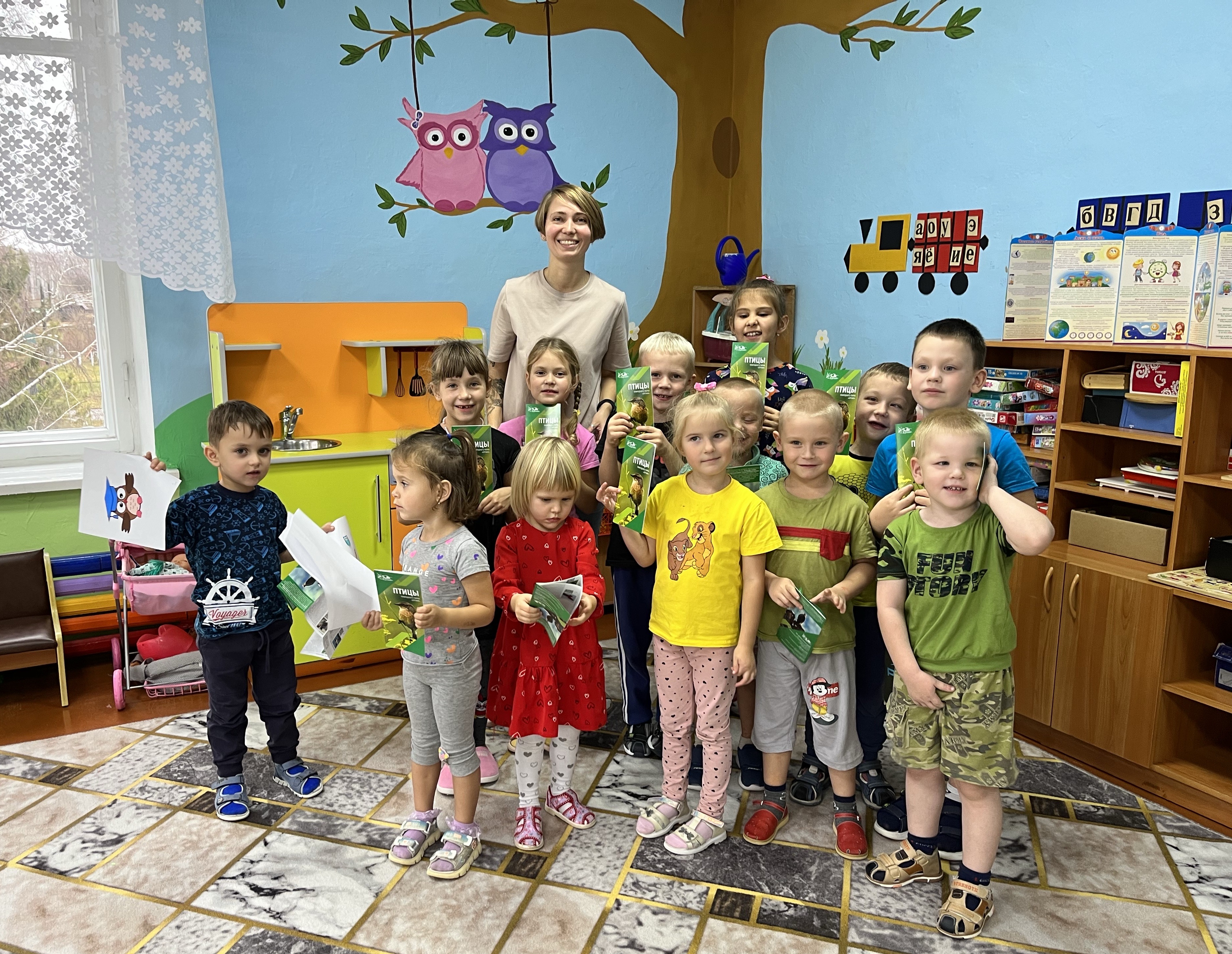 Детсадовцам рассказали о совах природного парка «Ергаки»